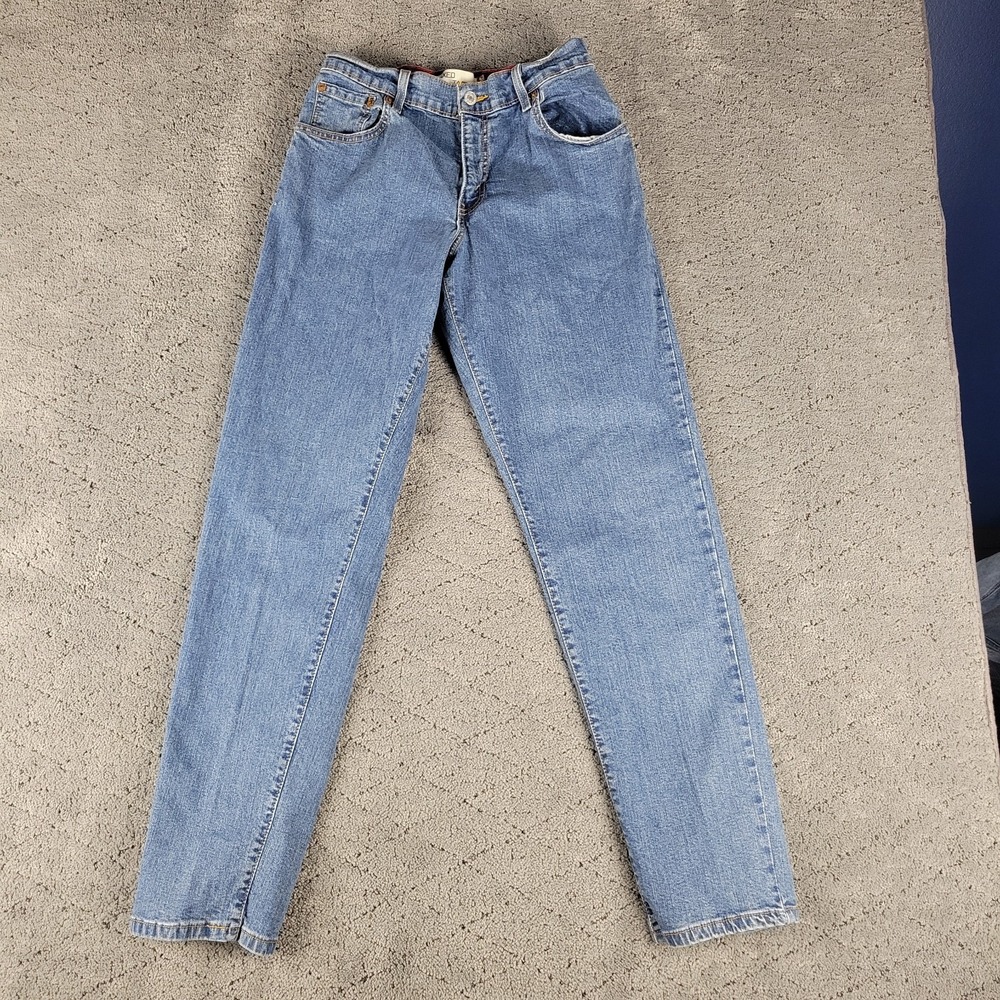 VTG Levis 550 Jeans Womens 8M Blue Relaxed Tapered‎ Mid Rise Stretch Denim